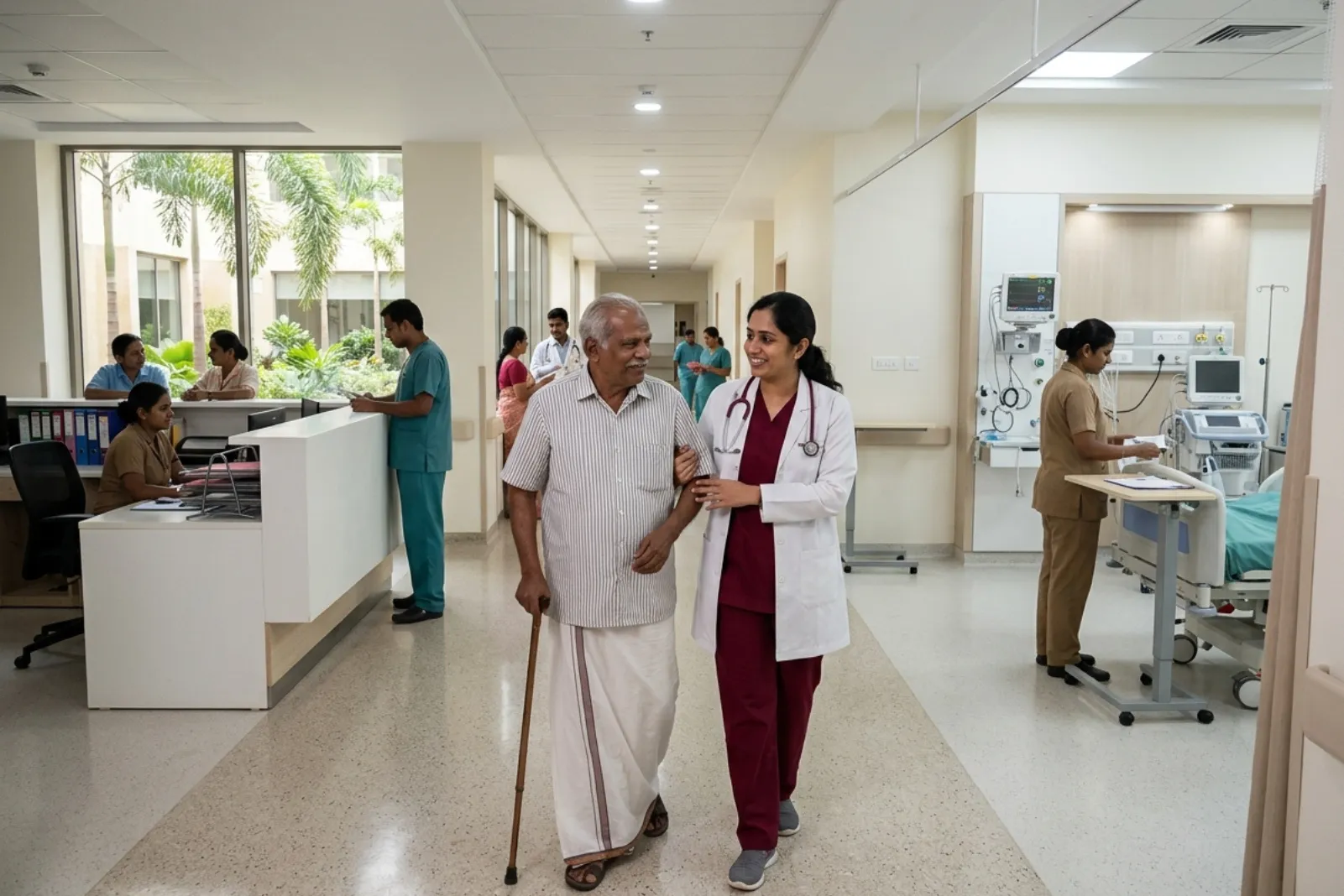 Inpatient and outpatient